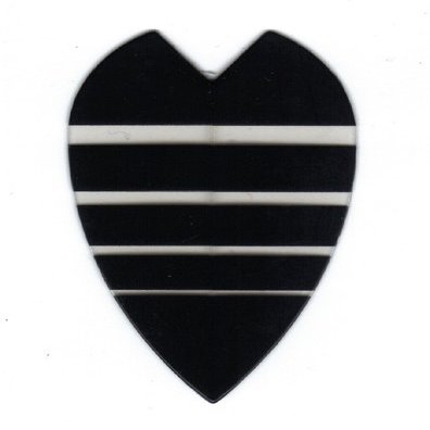 25 Sets #3163 AmeriThon Black/Clear Bands Dart Flights