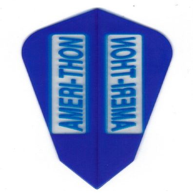 25 Sets #3009 AmeriThon Blue/Clear Dart Flights