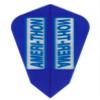 25 Sets #3009 AmeriThon Blue/Clear Dart Flights view 1