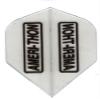 25 Sets #3132 AmeriThon Black Logo/Clear Dart Flights view 1
