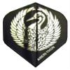 25 Sets #3438 AmeriThon Black/Silver Oriental Bird Dart Flights