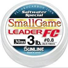 SUNLINE Leader Saltwater Special Small Game Fluorocarbon 98.4 ft (30 m), No. 1.5, 6 lbs, Stealth Gray