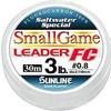 SUNLINE Leader Saltwater Special Small Game Fluorocarbon 98.4 ft (30 m), No. 1.5, 6 lbs, Stealth Gray view 1