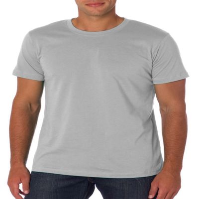 Bella+Canvas Unisex Jersey Short-Sleeve Crewneck T-Shirt, XX-Large, Silver