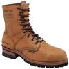 Ad Tec 9 Inch Super Logger Steel Toe Boots for Men, Durable and Long Lasting Work Shoes, Lug Sole, Brown view 1