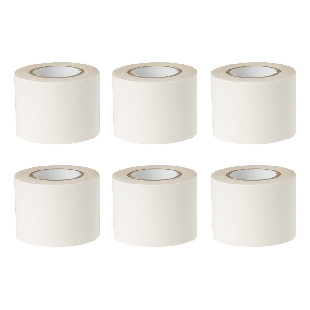 MIKASA LTP-40 W Line Tape, White Washi (Non-Stretching Type), Width 1.6 inches (40 mm) x 6.1 ft (18 m) x 6 Rolls