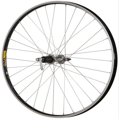 Avenir Shimano Ultegra/Mavic Open Sport 32H QR Double Butted Alloy Nipple Spokes Rear Wheel with 9/10 Speed Cassette Compatible Hub (Silver, 700 x 20mm)