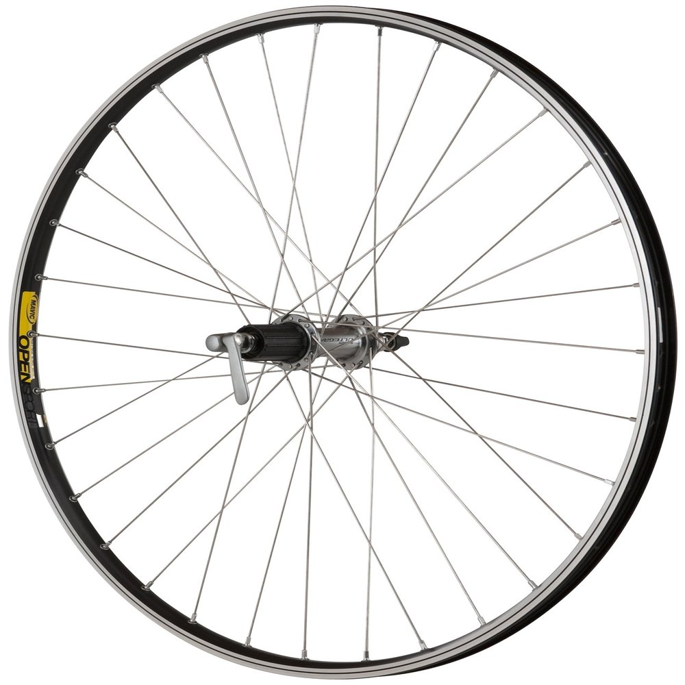 Avenir Shimano Ultegra/Mavic Open Sport 32H QR Double Butted Alloy Nipple Spokes Rear Wheel with 9/10 Speed Cassette Compatible Hub (Silver, 700 x 20mm)