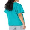 Cherokee Women's V Neck Scrubs Shirt, Teal Blue, Medium view 2
