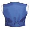 Vesuvio Napoli Men's Dress Vest & BowTie Solid ROYAL BLUE Color Bow Tie Set size 3XL view 2