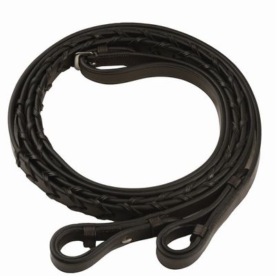 Henri De Rivel Pro X-Long Flat Laced Rein Havana