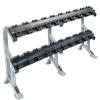 2 - Tier ETS Dumbbell Rack for Pro-Style Dumbbells (10 Pairs) view 1
