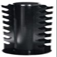 2 Sided Vertical Dumbbell Rack - Black Accommodates 8 pairs Rubber Hex or Chrome