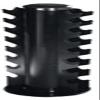 2 Sided Vertical Dumbbell Rack - Black Accommodates 8 pairs Rubber Hex or Chrome view 1