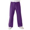 Medline ComfortEase Unisex Reversible Drawstring-Waist Scrub Pants, Rich Purple, Size X-Large, Regular Inseam view 2