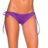 BodyZone Women's Tie Side Scrunch Bottom, Purple, One Size view 1
