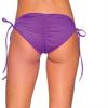 BodyZone Women's Tie Side Scrunch Bottom, Purple, One Size view 2