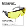 Allen Company Safety Glasses - Ballistic Eye Protection for Men and Women - Shooting Accessories That Work with Prescription Glasses - ANSI Z87.1 Impact Resistance - Amber view 4