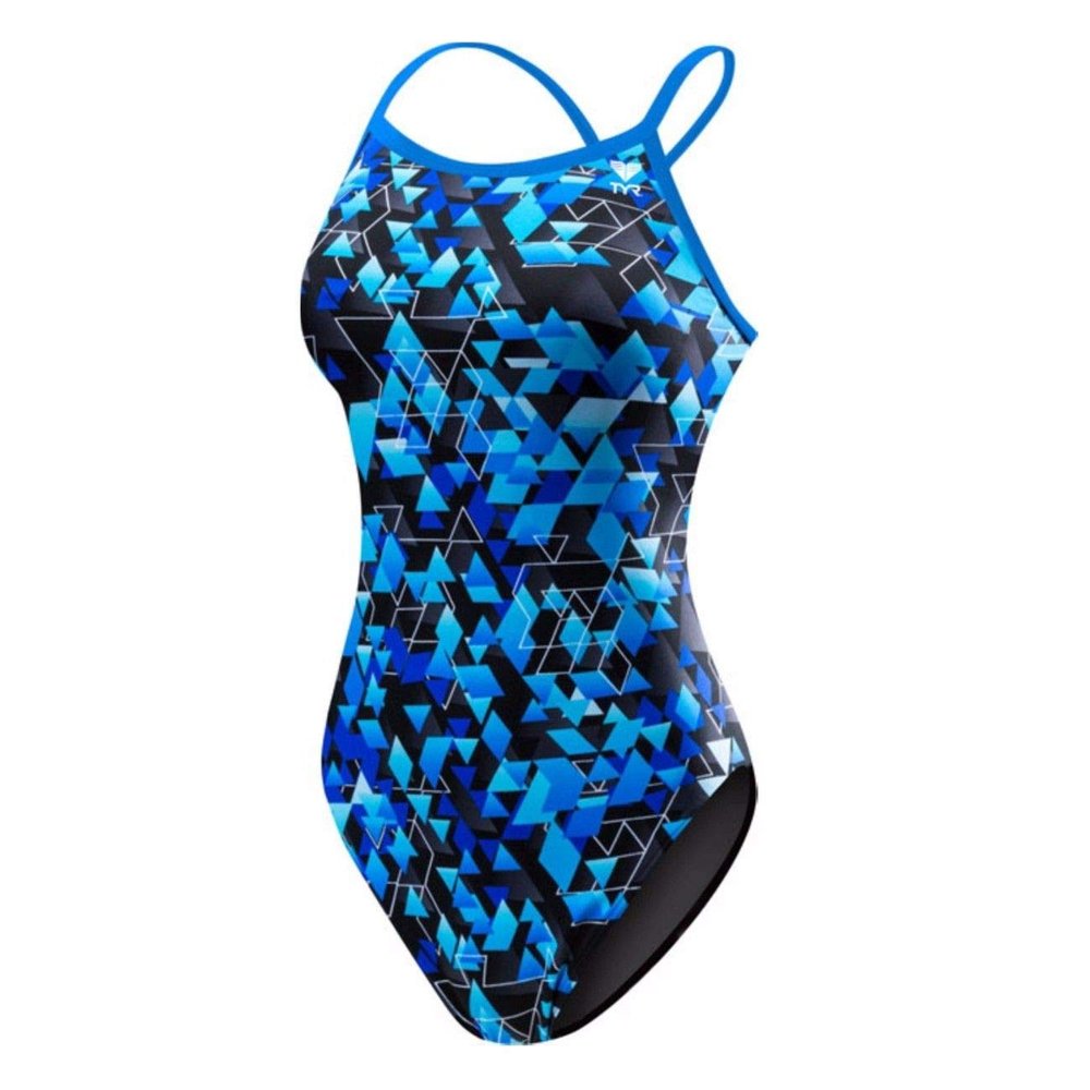TYR Sport Boys' Pacific Plaid Splice Jammer,Green,30