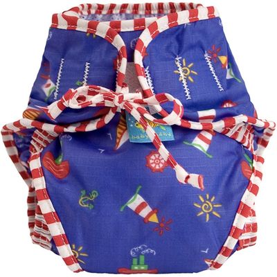Kushies Baby Unisex Swim Diaper, Sailboats Print, Small