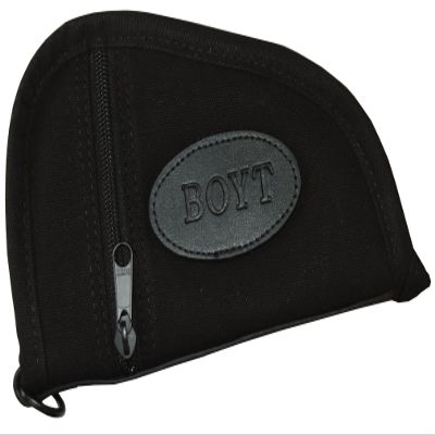 Boyt Harness Heart Shaped Handgun Case with Pocket (Black, 12-Inch)