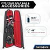 Samsonite Tour Deluxe Golf Hard Case Golf Travel Bag, Lightweight & Durable ABS Shell, 360 Degree Multi-Directional Wheels view 2