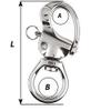 Wichard HR Snap Shackle - Large Bail - Length 105mm view 2