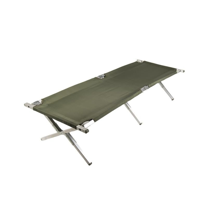 Mil-Tec U.S. Field Bed Frame 200 x 65 cm Olive Green