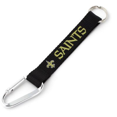 aminco NFL New Orleans Saints Carabiner Lanyard Keychain, 5