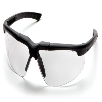 Pyramex Reatta Safety Eyewear, Infinity Blue Lens With Charcoal Frame