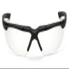 Pyramex Reatta Safety Eyewear, Infinity Blue Lens With Charcoal Frame view 3