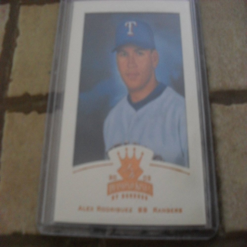 2002 Donruss Diamond Kings Frame Alex Rodriguez #8 Card