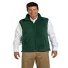 Harriton 8 oz. Fleece Vest, Hunter, XL view 1
