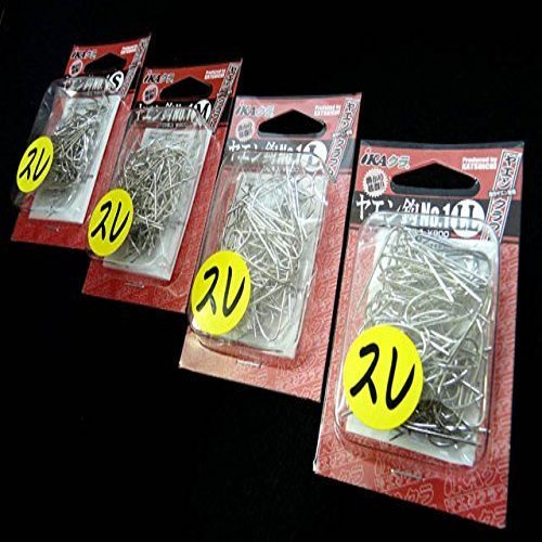 Katsuichi IKA Kura IC-1 Yaen Hook, No.1 Silver, LL