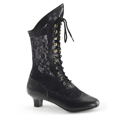 Funtasma by Pleaser Women's Dame-115 Boot,Black Polyurethane,6 M US