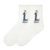K. Bell Girls' Fun Animal Novelty Crew Socks, Multicolor, Size 9 to 11 view 1