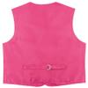 Vesuvio Napoli BOY'S Dress Vest & BOW TIE Solid HOT PINK FUCHSIA Color Bow Tie Set size 10 view 2
