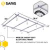 Saris Glide Bike Storage Ceiling Rack Grey, Standard view 3