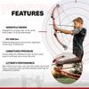 Genesis Original Compound Bow & Arrow Kit- Adjustable Riser, 15"-30" Draw Length, 10-20 lb Draw Weight, All Skill Levels, Draw Hand - Right, Orange view 2