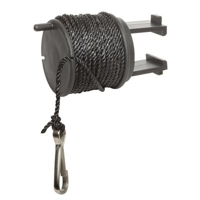 High Point Products Gear Lift Cord for Tree Stand, 25 Feet of Nylon Cord Clamps onto Tree Stand, Fits Square 1-Inch Tubing, Clamps On for Easy Assembly, Hauls Hunting and Archery Gear, Gun and Bow Easily into Tree Stand