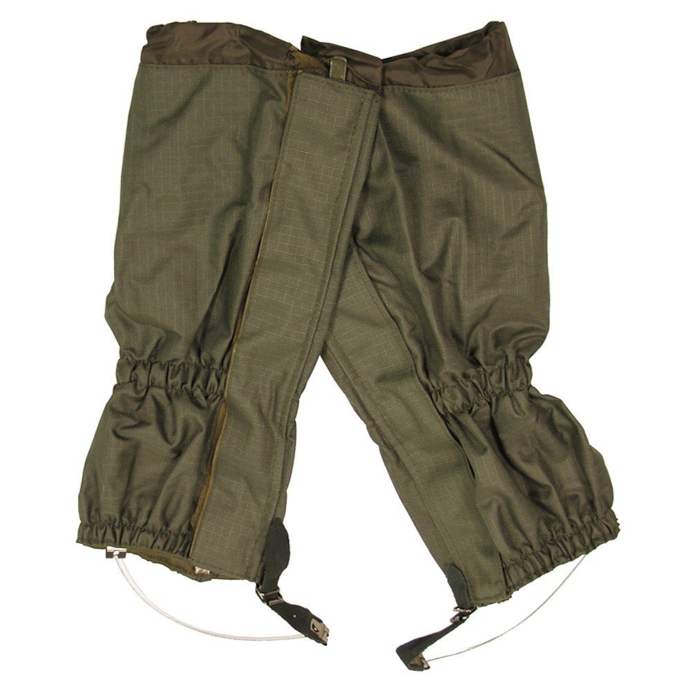 MFH Moisture Protection Gaiters with Zip Steel Wire, Olive