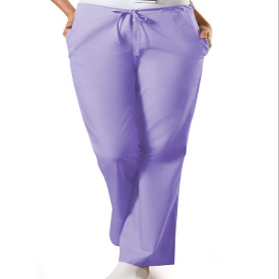 Cherokee Women's Fashionable Flare Leg Drawstring Pant, Orchid, X-Small
