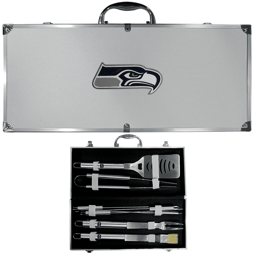 NFL Seattle Seahawks 8-Piece Barbecue Set w/Case