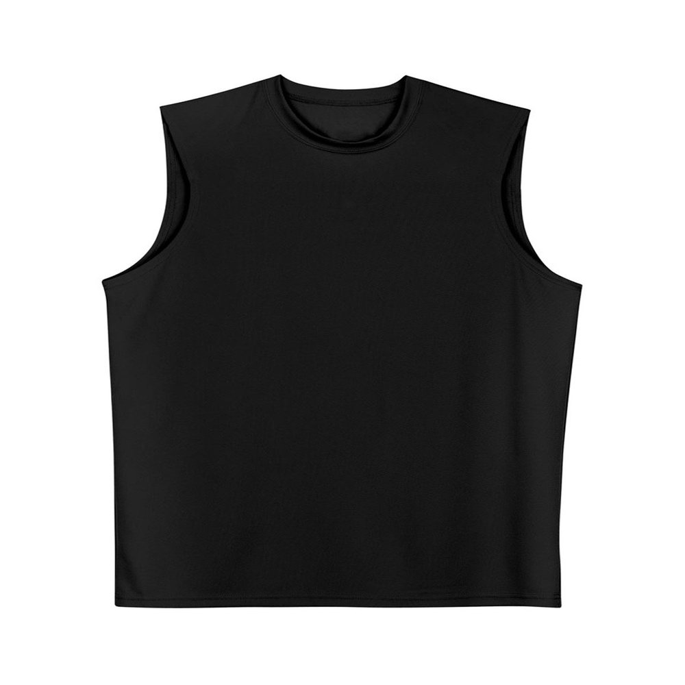 A4 Drop Ship Adult Cooling Performance Muscle Tee, 3XL, Black