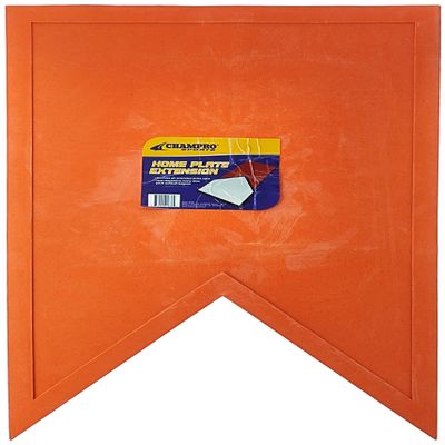 Champro Home Plate Extension (Orange) , 17 x 25
