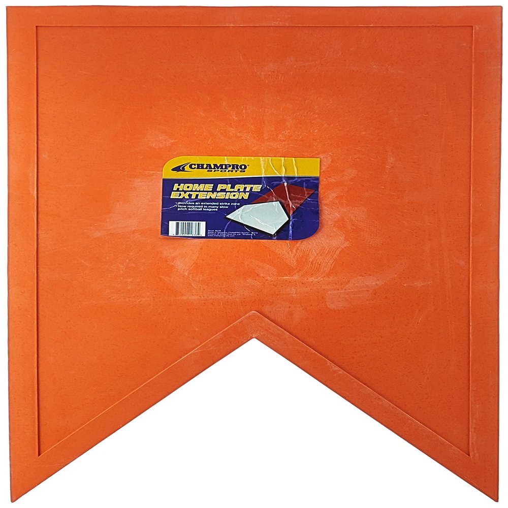 Champro Home Plate Extension (Orange) , 17 x 25