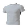 A4 Drop Ship Adult Short Sleeve Compression Crew, 3XL, Silver view 1