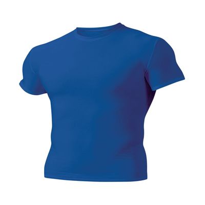 A4 Drop Ship Adult Short Sleeve Compression Crew, 3XL, Royal