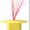 Markwort Yellow Base Plug w/Red Bristles view 1