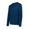 Augusta Sportswear Wicking Long Sleeve Sun Protection Athletic Shirt for Running, Hiking, Fishing, and Outdoor Activities, Navy, Small view 1